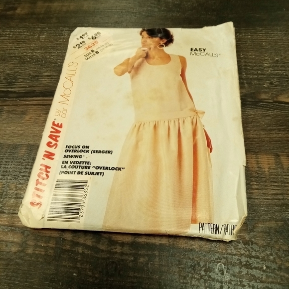 Vintage Stitch 'n Save Sewing Pattern 3635 Women's Dress Size 14-18 - Picture 1 of 2